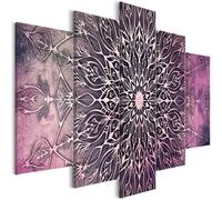 MANDALA ZEN Quadro su Tela in TNT Stampe Immagini Murale Quadri f-A-0663-b-n