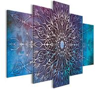 MANDALA ZEN Quadro su Tela in TNT Stampe Immagini Murale Quadri f-A-0663-b-n