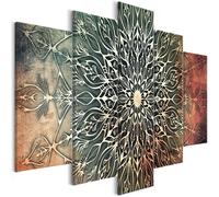 MANDALA ZEN Quadro su Tela in TNT Stampe Immagini Murale Quadri f-A-0663-b-n