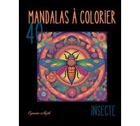 Mandalas à colorier 02: Insecte