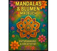 Mandalas & Blumen Malbuch: Entspannung & Kreativität