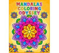 Mandalas Coloring Odyssey: A Vibrant Journey into Mindfulness: Explore Relaxing Geometric Patterns | A Creative Escape Featuring Beautiful, Bold ... Stress Relief and Artistic Joy for All Ages