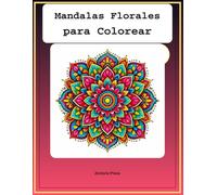 Mandalas Flores para Colorear: 38 Diseños · Single-Sided (Trasera en Blanco) · Principiante-Medio