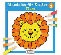 Mandalas für Kinder ab 3 - Tiere: Mandala-Malbuch mit einfachen Motiven und dicken Linien