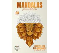 Mandalas para colorear: libro mandalas colorear adultos