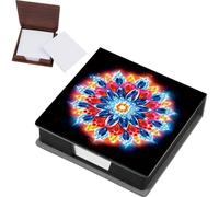 Mandalas PU DIY 5D Scatola per appunti con 160 fogli per ufficio/casa