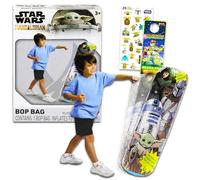 Mandalorian Bop Bag per bambini - Bundle con Baby Yoda sacco da boxe per giochi all'aperto, più adesivi | Star Wars giocattolo per esercizi per bambini, ragazzi, ragazze