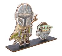 CRYSTAL ART Mandalorian & Grogu Duo Buddies XL Kit Double Buddies