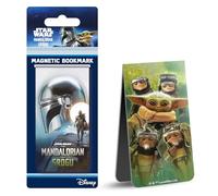 Mandalorian & Grogu - Segnalibro magnetico, 9 x 4,5 cm