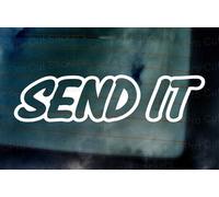 MANDARE IT Divertente Novità Auto Finestrino Paraurti Vinile Fustelle