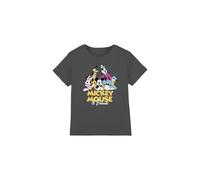 mandarin creative ltd Mickey Mouse Friends Unisex Kids T Shirt, Carbone, 9-10 Anni Bambini e Ragazzi