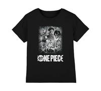 mandarin creative ltd One Piece Poster Kids T Shirt, Nero, 9-10 Anni Bambini e Ragazzi