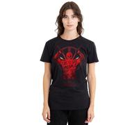 mandarin creative ltd Wolverine Give The People Deadpool Ladies T Shirt, Black, Nero, S Donna