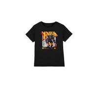 mandarin creative ltd X-Men Wolverine Info Unisex Kids T Shirt, Nero, 12-13 Anni Bambini e Ragazzi
