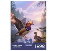Mandarin Duck 1000 Pezzi Puzzle Avanzato Per Adulti Pensiero Strategico Momenti Di Calma Bird Esposizione 38x26cm/1000pcs
