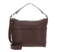 Mandarina Duck Mellow Leather Vertical Hobo Shoulder Bag Marrone