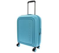 Mandarina Duck Borsa con logo unisex + trolley Cabin P10szv54, nero, taglia unica, Linea iconica policarbonato