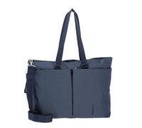 Mandarina Duck borsa shopper con scomparto per laptop MD20 Shopper Atlantic Sea blu scuro