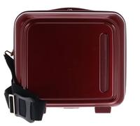 MANDARINA DUCK borsa trucco Logoduck + Metal Beauty Case Red Metal rosso scuro