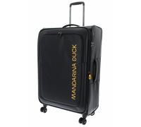 Mandarina Duck Eco Coated 4 ruote Carrello L 78 cm con piega di espansione black (TAS017743)