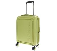Mandarina Duck carrello Logoduck + Expandable Cabin Trolley Winter Olive verde chiaro