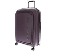 Mandarina Duck carrello Logoduck + Trolley Choco Ice viola scuro