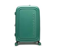 Mandarina Duck Logoduck + 4 ruote Carrello M 69 cm verde