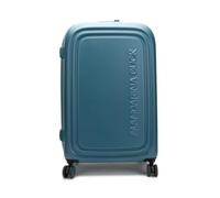 Mandarina Duck carrello Logoduck + Trolley Tailor Blue petrolio