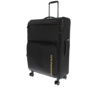 Mandarina Duck Zephyr Trolley Large EXP, Nero, 47 cm (L) x 27.5 cm (W) x 78 cm (H), Trolley grande espandibile in tessuto morbido ad effetto 3D