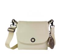 Mandarina Duck Donna Mellow Leather Borsa A Spalla In Pelle Avorio