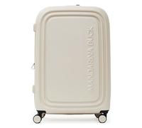 Mandarina Duck Logoduck + 4 ruote Carrello L 75 cm bianco