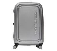 Mandarina Duck Logoduck + 4 ruote Carrello M 69 cm color argento