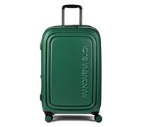 Mandarina Duck Logoduck + 4 ruote Carrello M 69 cm verde