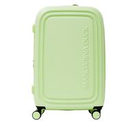 Mandarina Duck Logoduck + 4 ruote Carrello M 69 cm verde