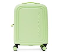 Mandarina Duck Logoduck + 4 ruote Trolley cabina S 55 cm verde