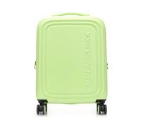 Mandarina Duck Logoduck + 4 ruote Trolley cabina S 55 cm verde