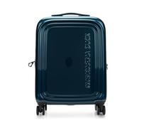 Mandarina Duck Logoduck + Metal 4 ruote Carrello S 55 cm con piega di espansione blu
