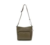 Mandarina Duck Mellow Leather Borsa a tracolla Vera Pelle 30 cm oliva