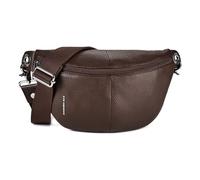 Mandarina Duck Mellow Leather Marsupio Vera Pelle 30 cm marrone