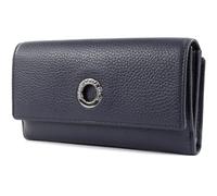 Mandarina Duck Mellow Leather Wallet with Flap L Dress Blue