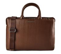 Mandarina Duck Mellow Urban Borsetta Vera Pelle 40 cm Vano porta PC marrone