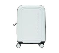 Mandarina Duck, ,Suitcases ,unisex ,Bianco ,ONE SIZE Logoduck Trolley Cabina Espandibile