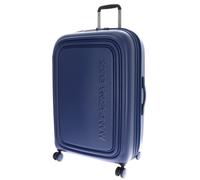 Mandarina Duck Logoduck + 4 ruote Carrello L 75 cm blu