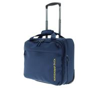 Mandarina Duck Zephyr Rolling Tote, Blu (dress blue), 41 cm x 21 cm x 36 cm, Comoda borsa pilot a due ruote
