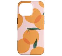 Mandarini minimalisti con motivo di frutta mandarini arancioni Custodia per iPhone 16 Pro