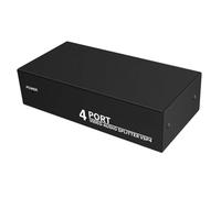 MANDDLAB Splitter AV A 4 Vie Distributore Splitter AV RCA Composito 1 in 4 Uscite Distributore Splitter RCA Audio Video 1X4 per Dvd C- Spina UE Durevole