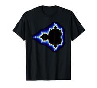 Mandelbrot Elettrico Set Geometria Frattale Retro Forme Mania Maglietta