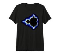 Mandelbrot Elettrico Set Geometria Frattale Retro Forme Mania Maglietta Premium