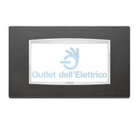 MANDELLI 451016 PLACCA VIMAR IDEA NERO/OPACO/MAT/BLACK 3M V110