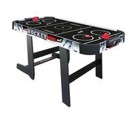 Sport1 Air Hockey Next Verticale. Tavolo pieghevole da hockey. Air mini con ventola 12V. Tavolo air hockey salvaspazio. Misure 121x60x76cm. 2 manopole e 2 dischi inclusi. Con segnapunti integrato.